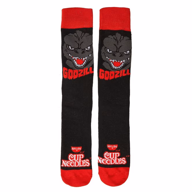 GameStop Godzilla x Nissin Cup Noodles Crew Socks 5-Pack
