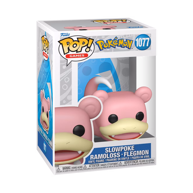 GameStop Funko POP! Games: Pokemon Slowpoke 2.6-in Vinyl Figure