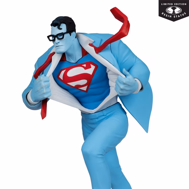 GameStop McFarlane Toys DC Direct Superman by Clayton Henry (Superman Red and Blue)  Limited Edition 1:10 Scale Resin Statue