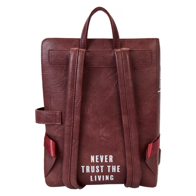 GameStop Loungefly Beetlejuice Handbook for the Recently Deceased Pin Trader Backpack