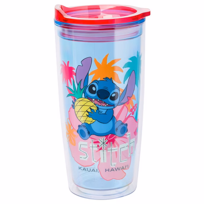 GameStop Lilo and Stitch Hawaii 20oz Double Wall Travel Tumbler