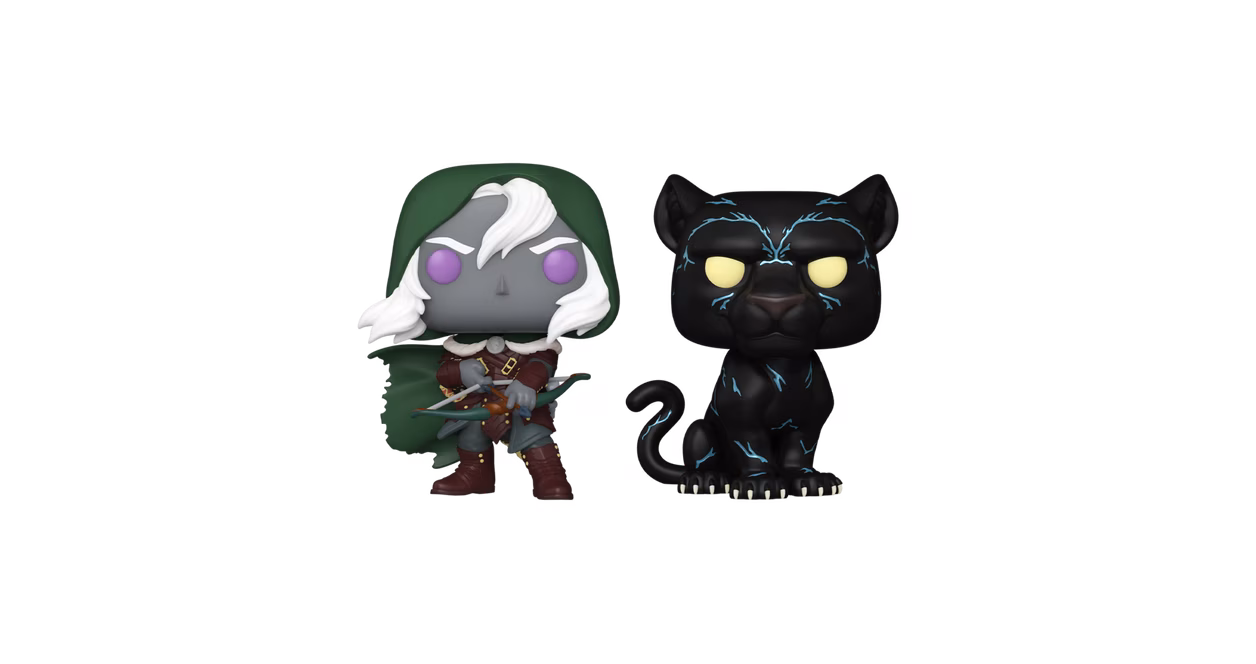 GameStop Funko POP! Games: Dungeons and Dragons Drizzt and Guenhwyvar Vinyl Figure Set