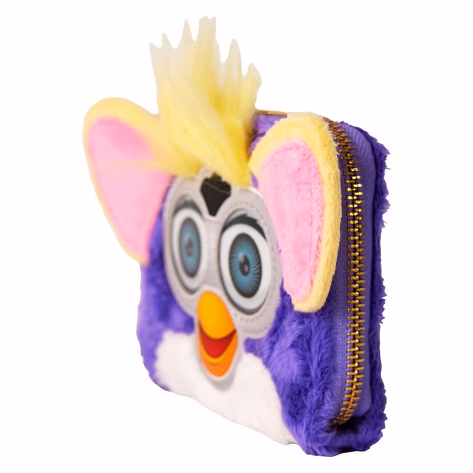 GameStop Loungefly Furby Plush Cosplay Lenticular Zip Around Wallet