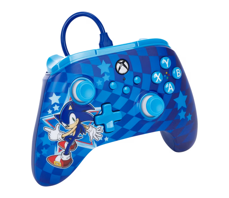 GameStop PowerA Advantage Wired Controller for Xbox Series X/S - Sonic the Hedgehog