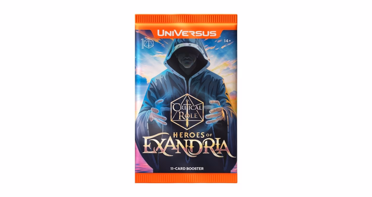 GameStop UniVersus CCG: Critical Role: Heroes of Exandria Hanging Booster Pack