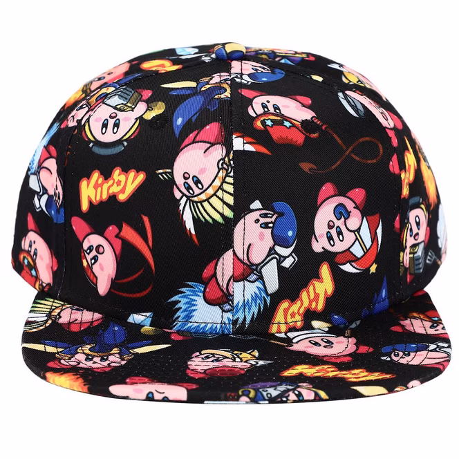 GameStop Kirby Powered Up Flat Billed Baseball Hat