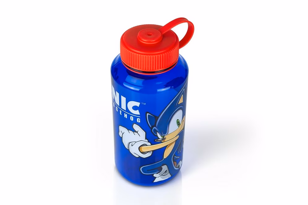 GameStop Sonic The Hedgehog 32oz Plastic Water Bottle