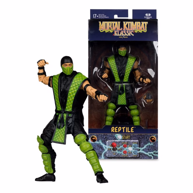 GameStop McFarlane Toys Mortal Kombat Klassic Reptile 7-in Scale Figure
