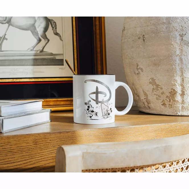 GameStop Silver Buffalo Disney 100 Years of Wonder Foil-Embossed 20oz Ceramic Mug