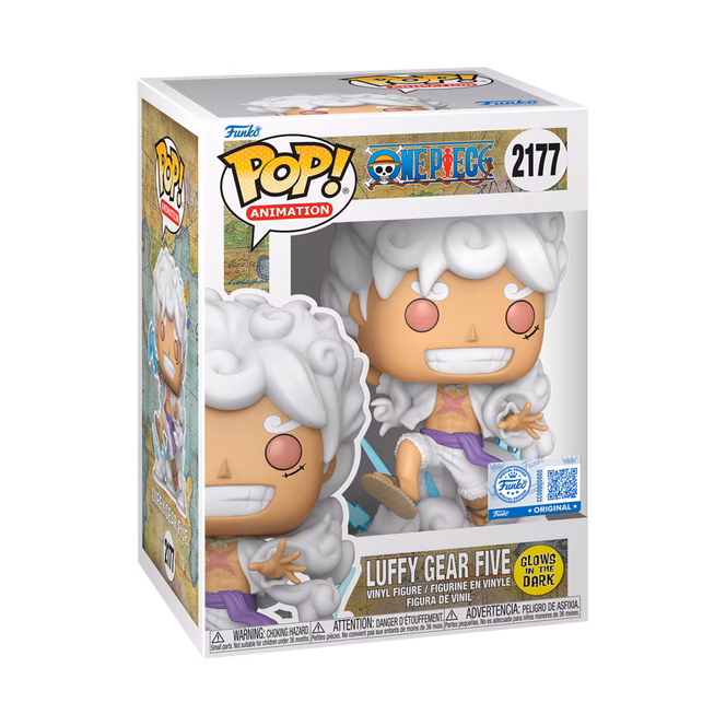 GameStop Funko POP! Animation: One Piece Monkey D. Luffy 5.3-in Glow-in-the-Dark Vinyl Figure GameStop Exclusive