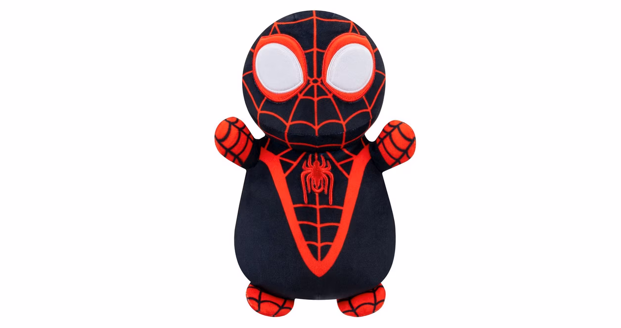 GameStop Squishmallows Hugmees Marvel Spider-Man Miles Morales 10-In Plush