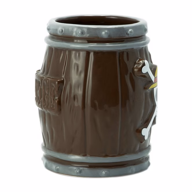 GameStop ABYstyle One Piece Straw Hat Barrel 12-oz 3D Mug