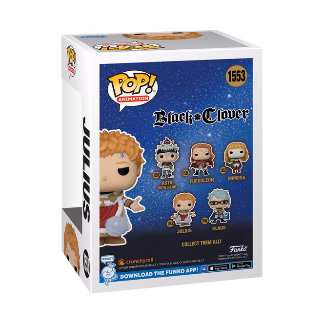 GameStop Funko POP! Animation: Black Clover Julius 4.15-in Vinyl Figure
