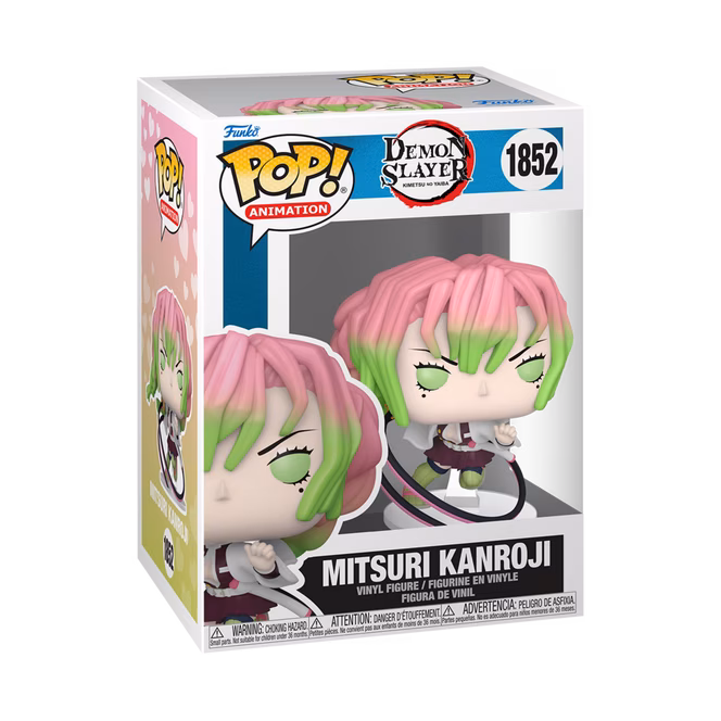 GameStop Funko POP! Animation: Demon Slayer: Kimetsu no Yaiba Mitsuri (Attack) 3.6-in Vinyl Figure