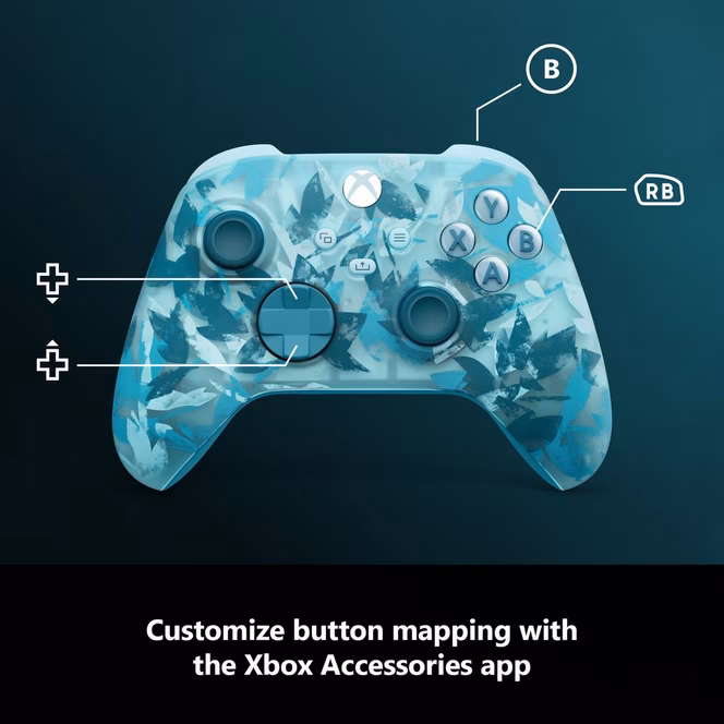 GameStop Microsoft Xbox Wireless Controller - Ice Breaker Special Edition for Xbox Series X/S, Xbox One, PCs, and Cloud-Enabled Devices