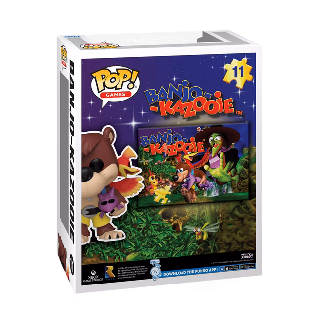 GameStop Funko POP! Game Cover: Banjo Kazooie - Banjo and Pop! Kazooie 3.6-in Vinyl Figure GameStop Exclusive