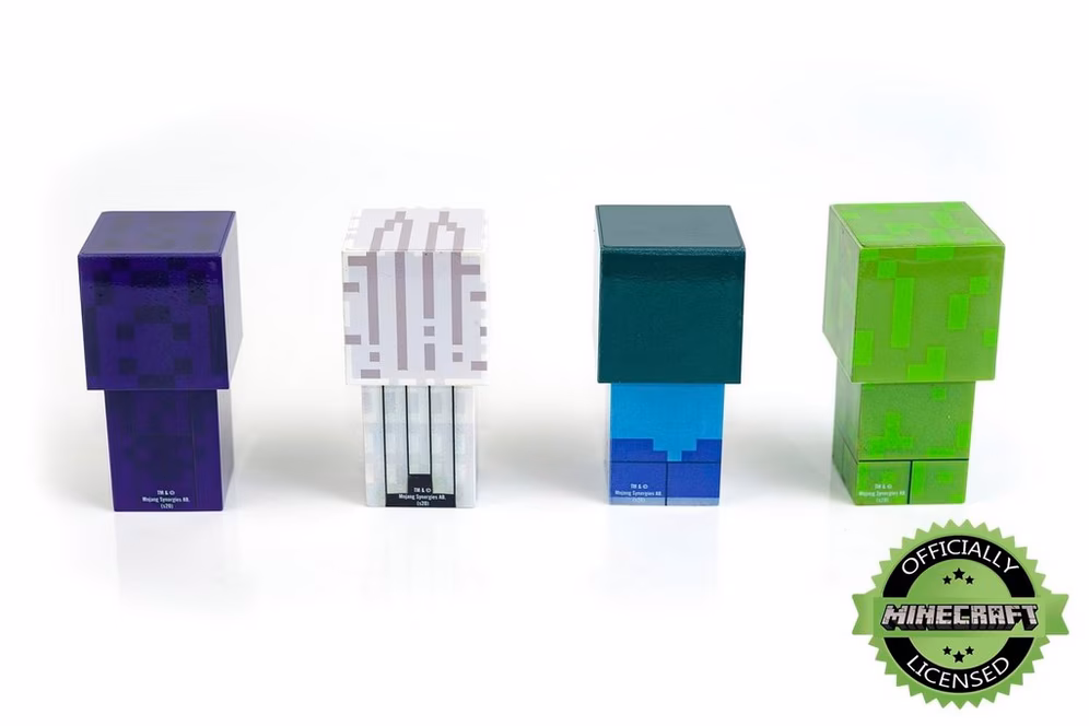 GameStop Minecraft Mini Mob 4-Piece Figure Mood Light Set