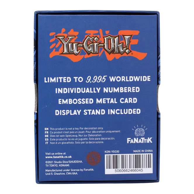 GameStop Yu-Gi-Oh! Limited Edition Blue Eyes Ultimate Dragon Metal Card
