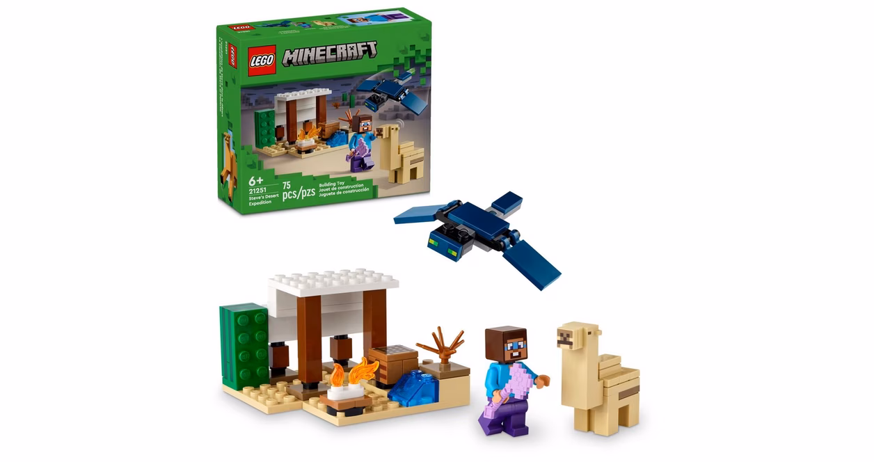 GameStop LEGO Minecraft Steve's Desert Expedition 21251